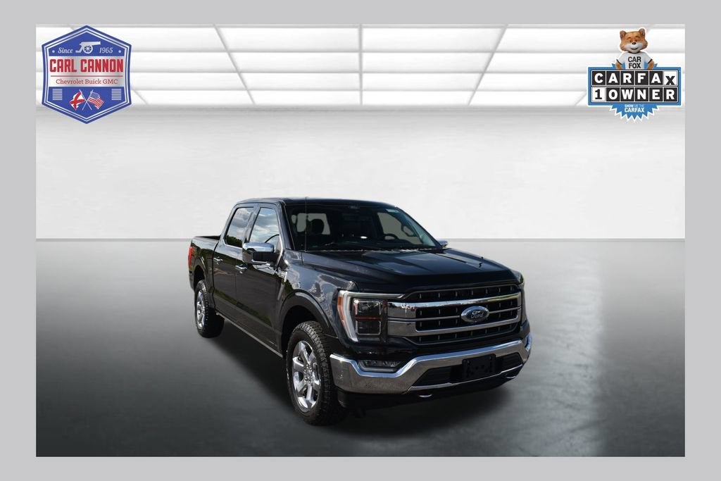 2021 Ford F-150 XL in Agate Black Metal — front three-quarter view