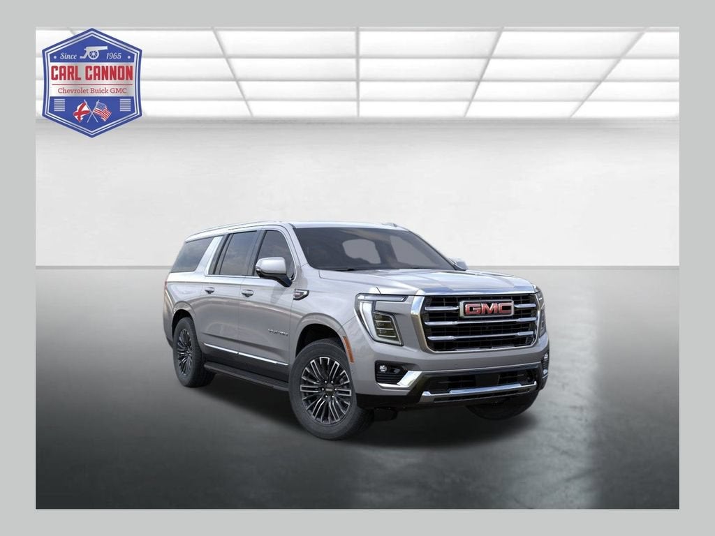 2026 GMC Yukon XL Elevation in Sterling Metallic — front three-quarter view