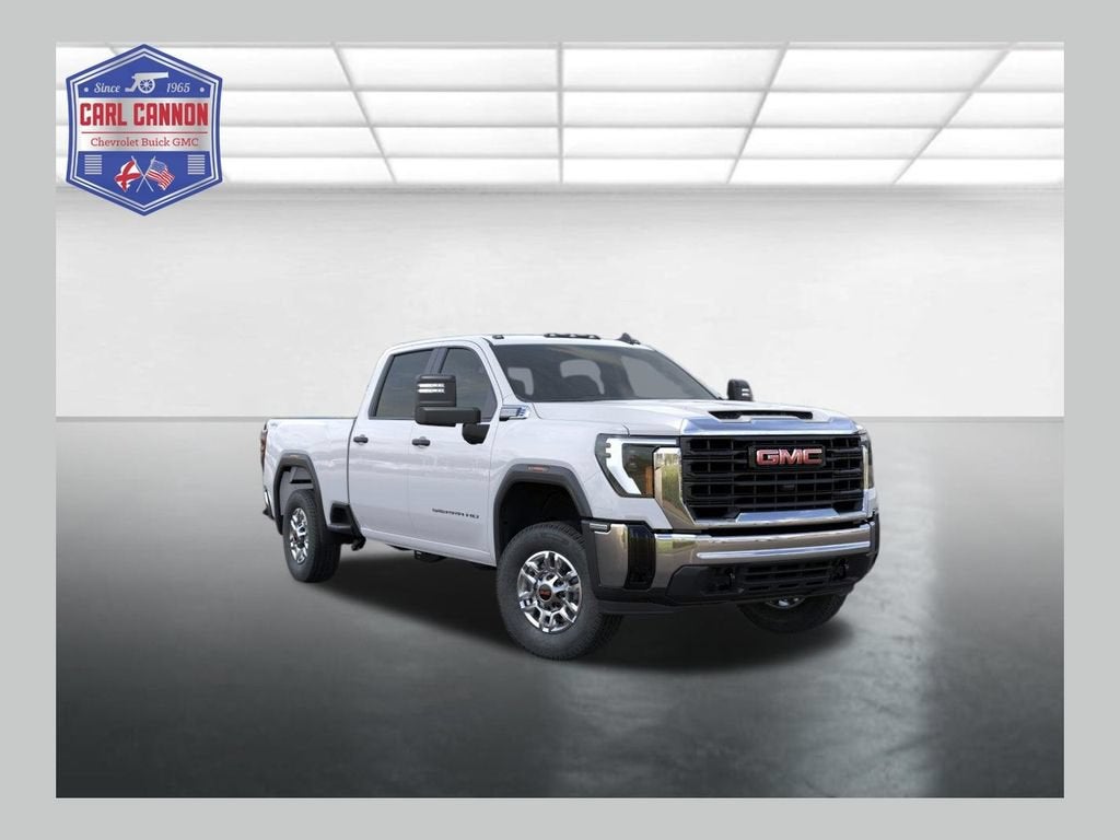 2026 GMC Sierra 2500 HD Pro in Summit White — front three-quarter view