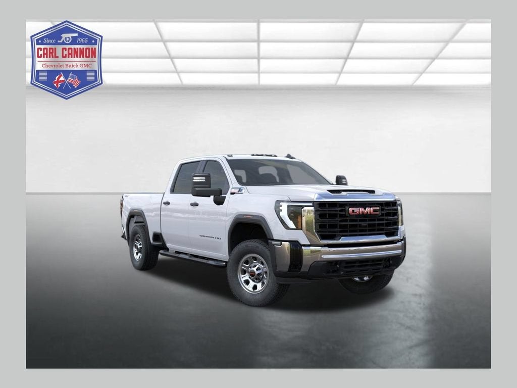 2026 GMC Sierra 2500 HD Pro in Summit White — front three-quarter view