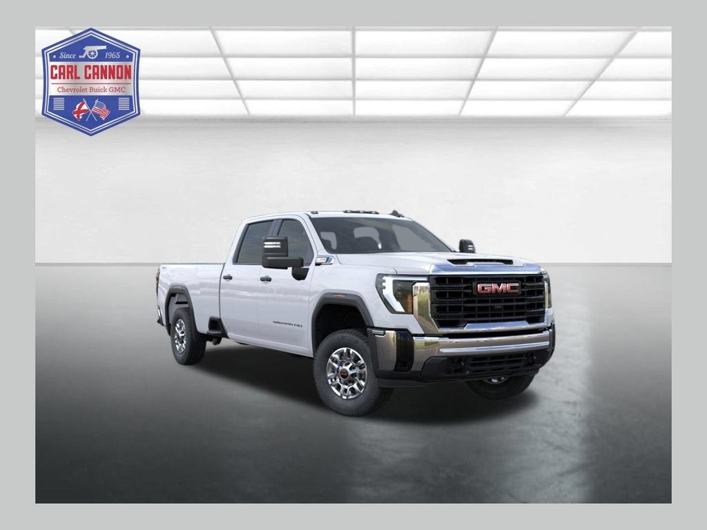 2026 GMC Sierra 2500 HD Pro in Summit White — front three-quarter view