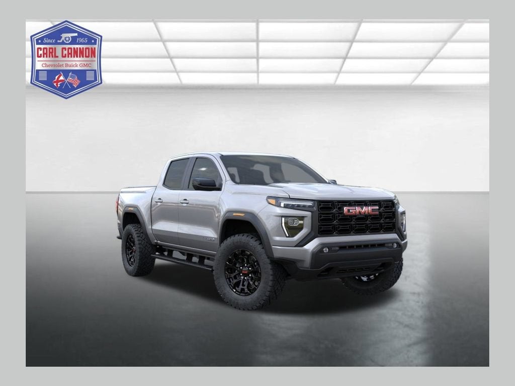 2026 GMC Canyon Elevation in Sterling Metallic — front three-quarter view