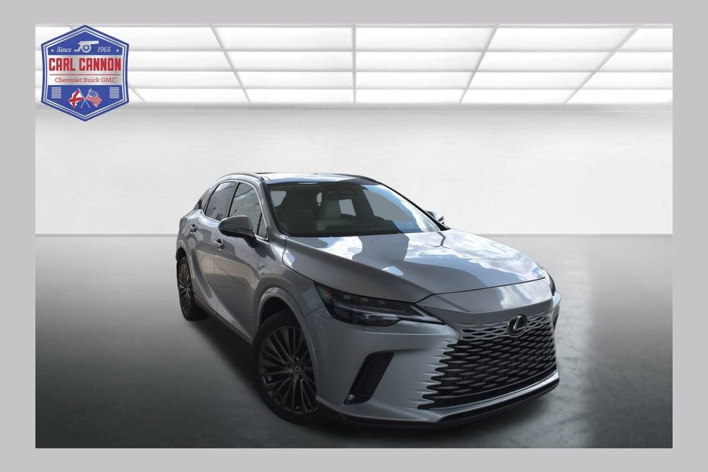 2023 Lexus RX RX 350 in Silver — front three-quarter view