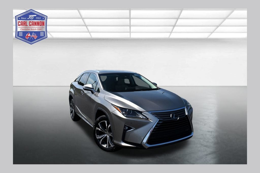 2018 Lexus RX RX 350 in Atomic Silver — front three-quarter view