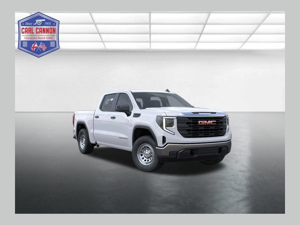 2026 GMC Sierra 1500 Pro in Summit White — front three-quarter view